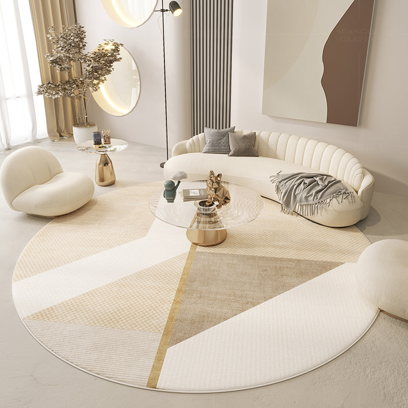 Japanese Minimalist Living Room Printed Carpet