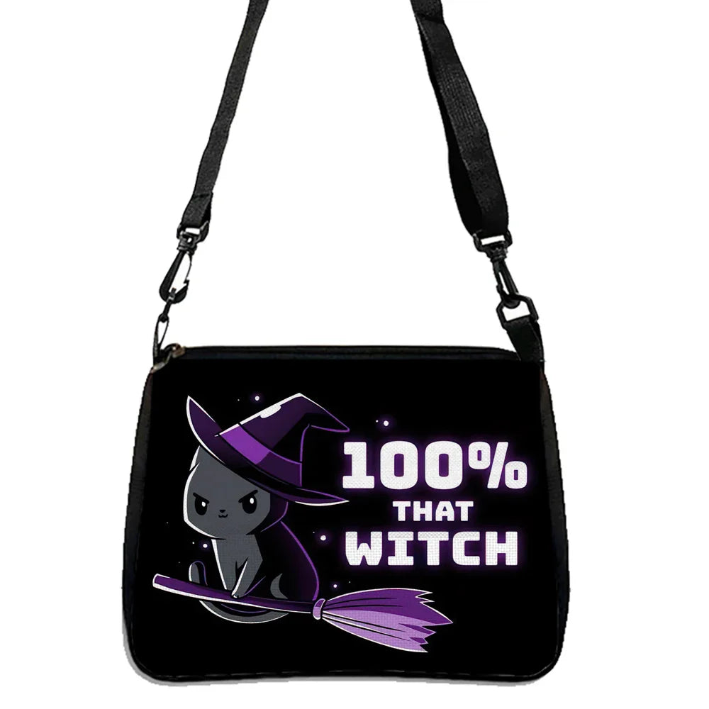 Witchy Print Shoulder Bags - Multiple Designs