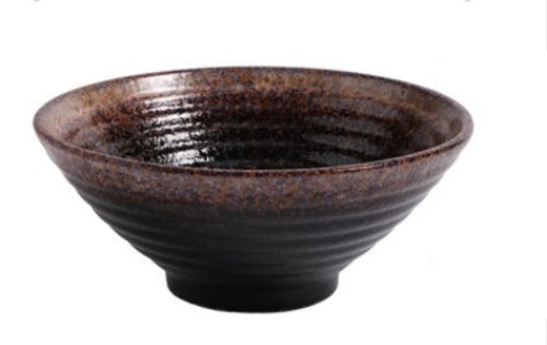 Japanese Ceramic Bowl Household Large Bowl Ramen Bowl Top diameter: 7-9 inches Size: L*H 23.8*9.6cm