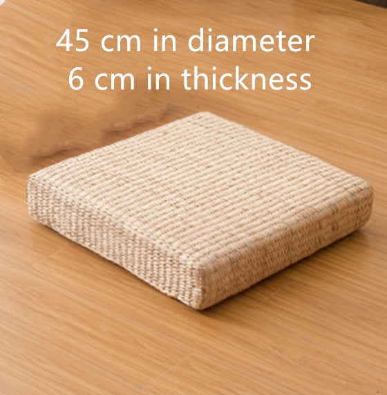 Tatami Straw Woven Meditation Cushion