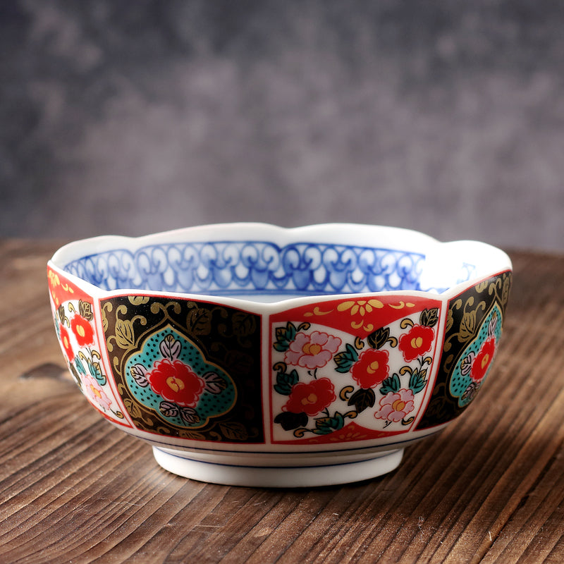 Japanese Traditional Design Ceramic Soup Plates and Bowls