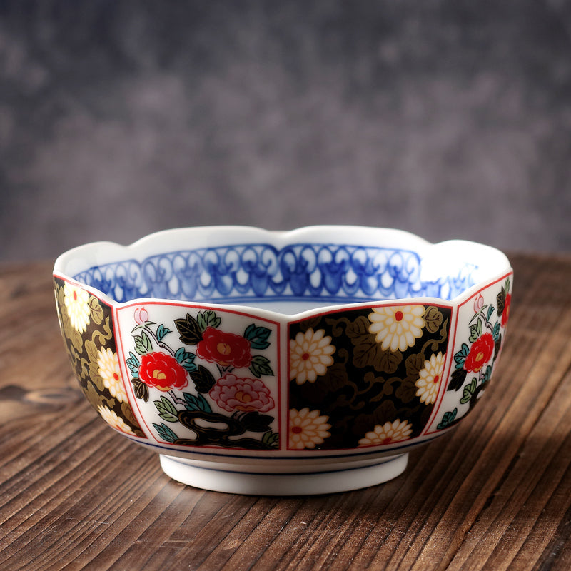 Japanese Traditional Design Ceramic Soup Plates and Bowls