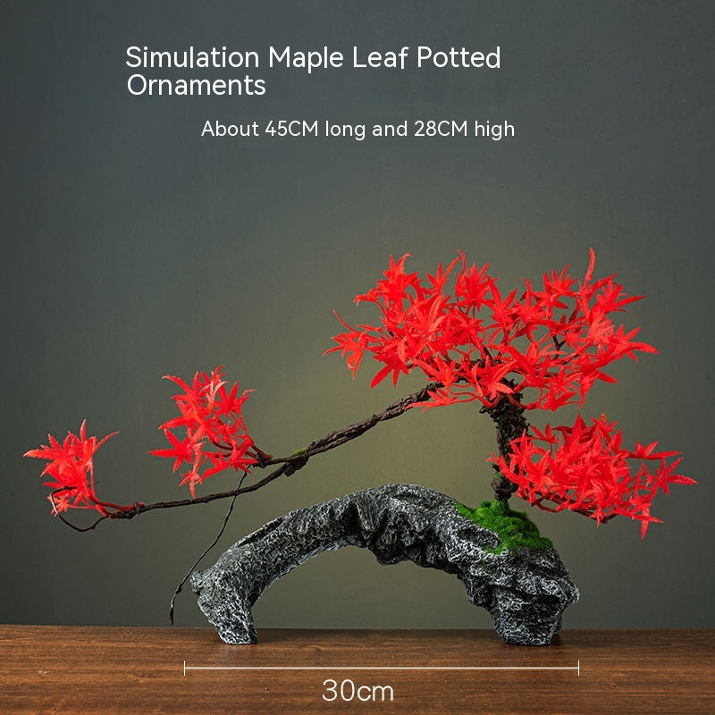 Green Plant Artificial Greeting Pine Rockery Bonsai