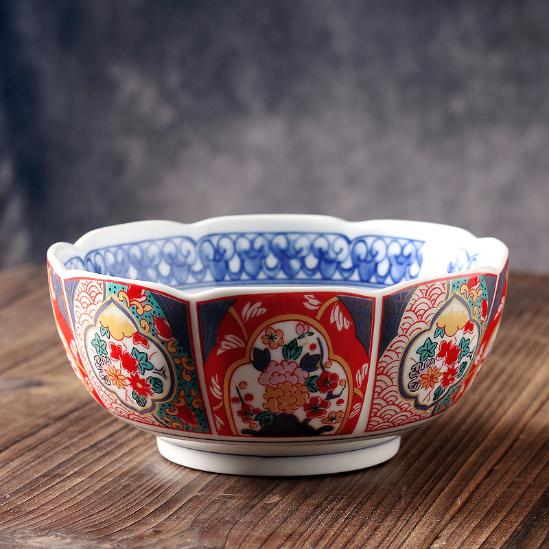 Japanese Traditional Design Ceramic Soup Plates and Bowls