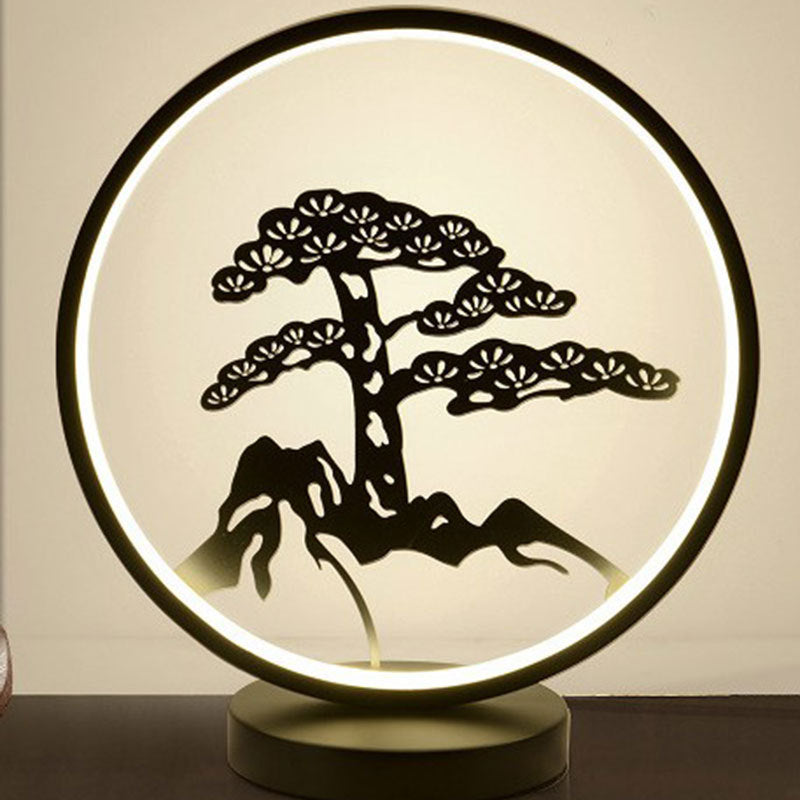Chinese Style Ceramic LED Table Lamp