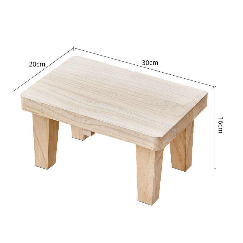 Japanese-style Solid Wood Stool