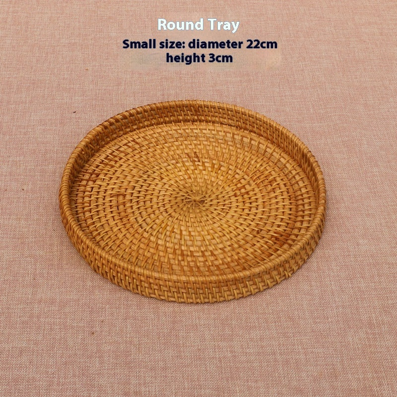 Vietnamese Handwoven Rattan Tray