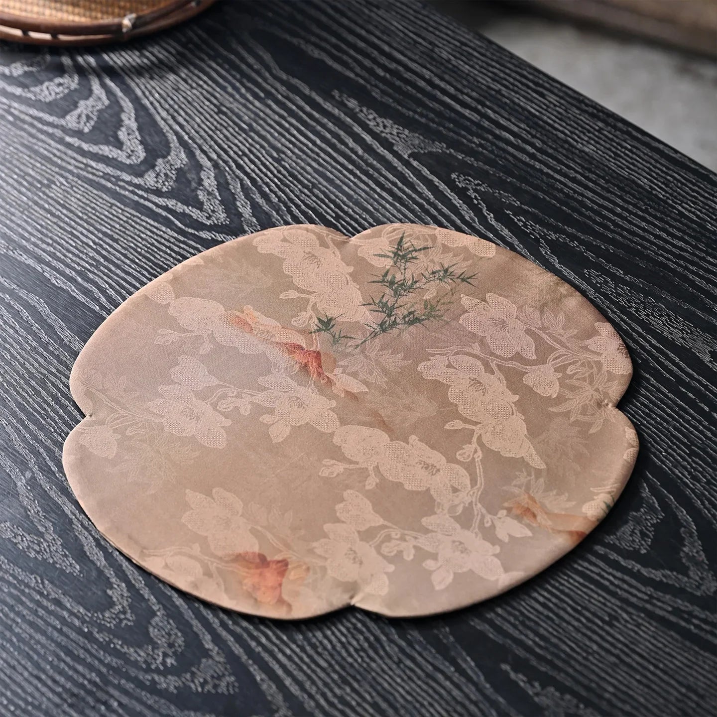 Handmade Chinese Zen Cloud Silk Tea Table Mat – Asian Home Decor