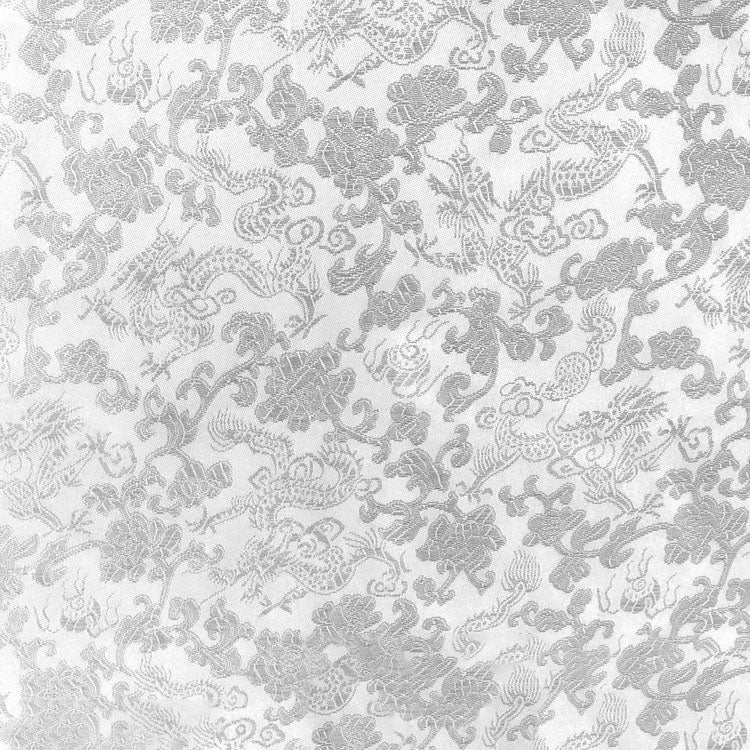 Multicolor Chinese Dragon Pattern Jacquard Fabric