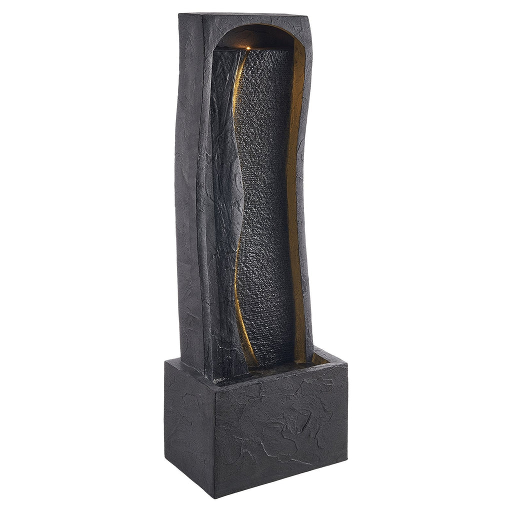 Outdoor Water Fountain 1-Tier Rock Base Style 38.58 cm In Height Fountains