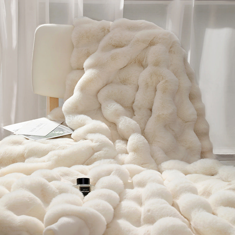 Modern Plush Milk Velvet Flannel Throw Blanket