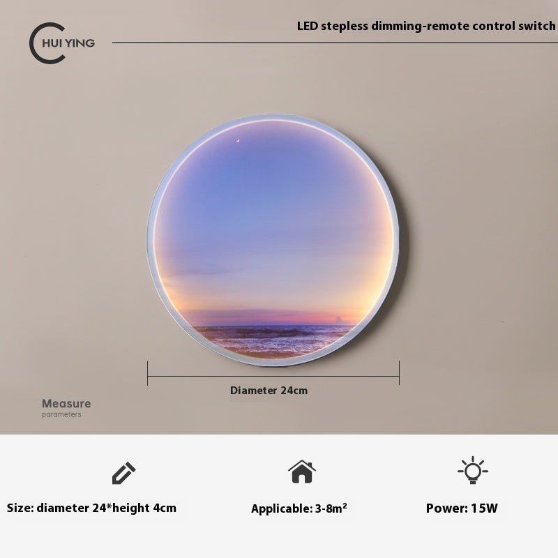 Moon Background Wall Lamp