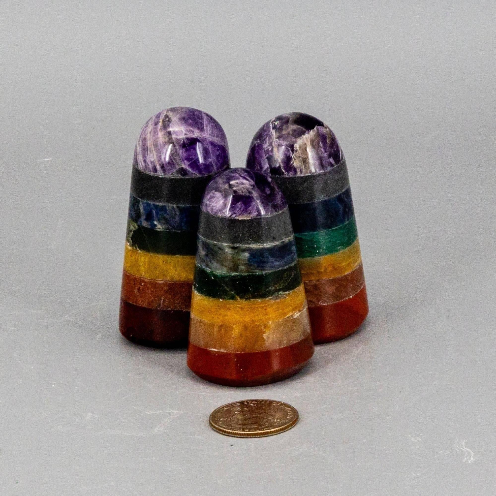 7 Chakras Crystal Pillar | Full Spectrum Energy Alignment