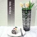 Chinese Style Hand Carved Glass Vase