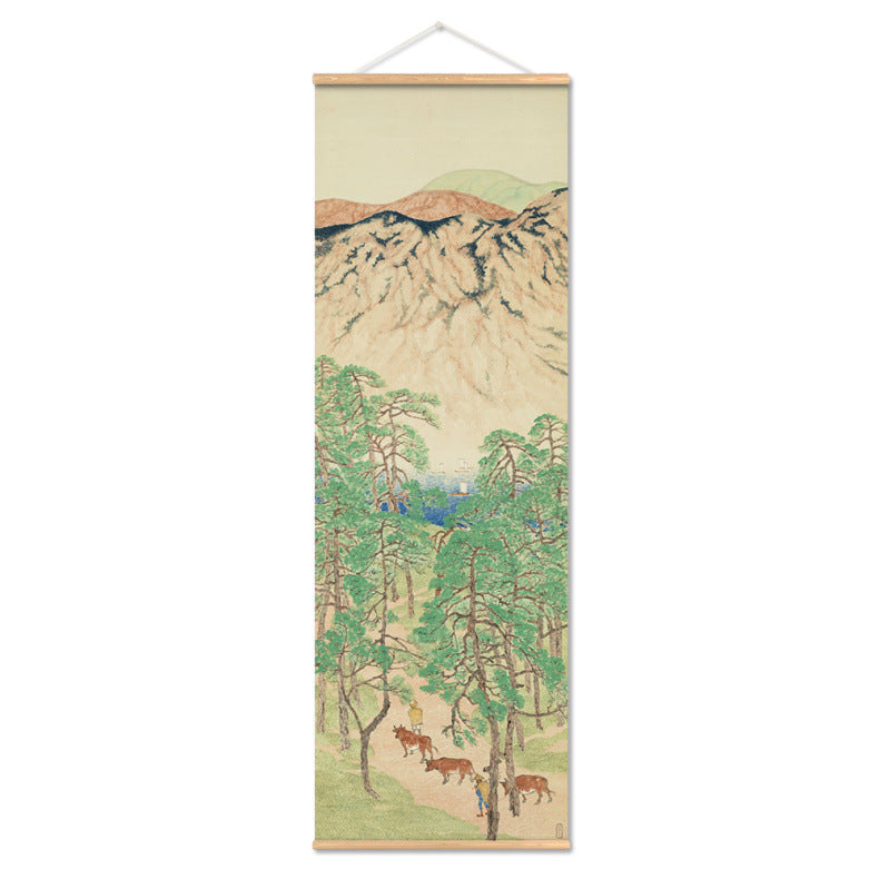 Japanese Shop Mural Scroll – Restaurant-Style Wall Hanging (Multiple Sizes)