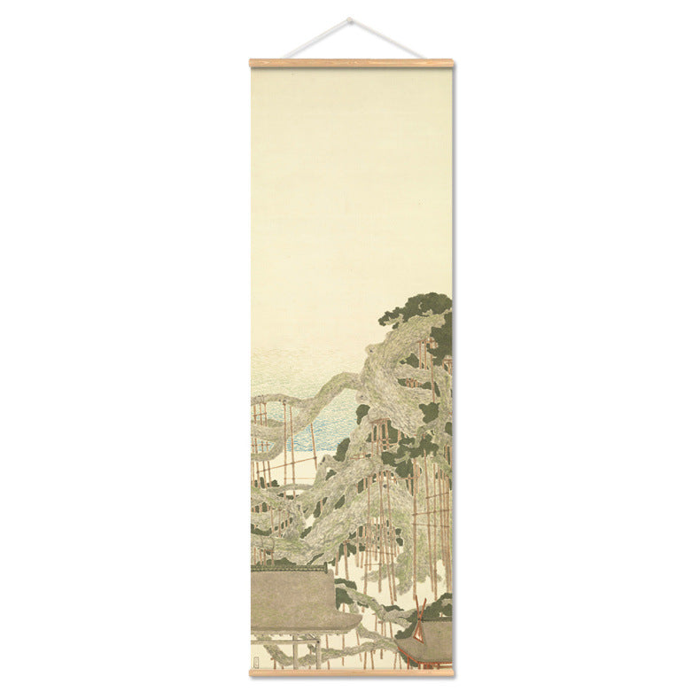 Japanese Shop Mural Scroll – Restaurant-Style Wall Hanging (Multiple Sizes)