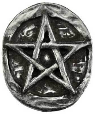 Pentagram pocket stone