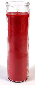 Red 7-day jar candle