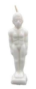 6 3/4" White Man candle