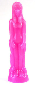 8" Pink Female candle