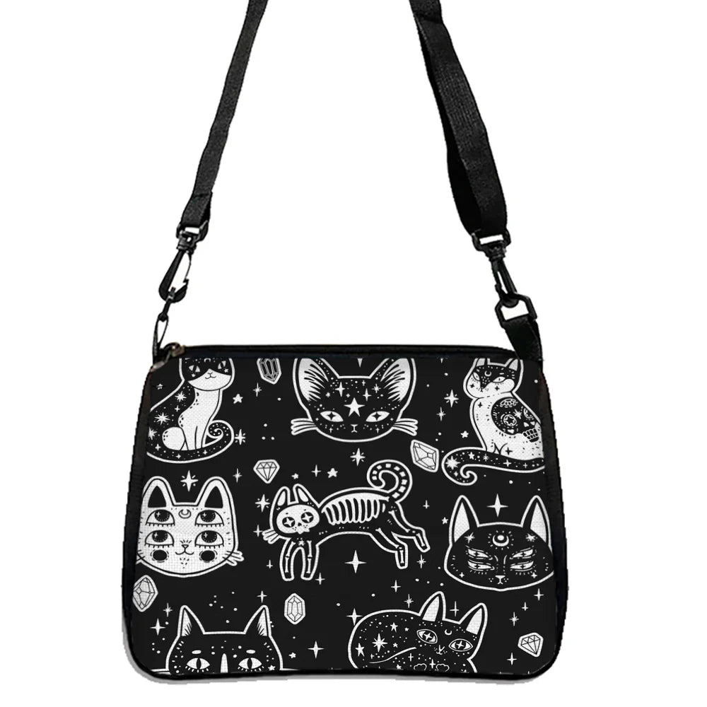 Witchy Print Shoulder Bags - Multiple Designs