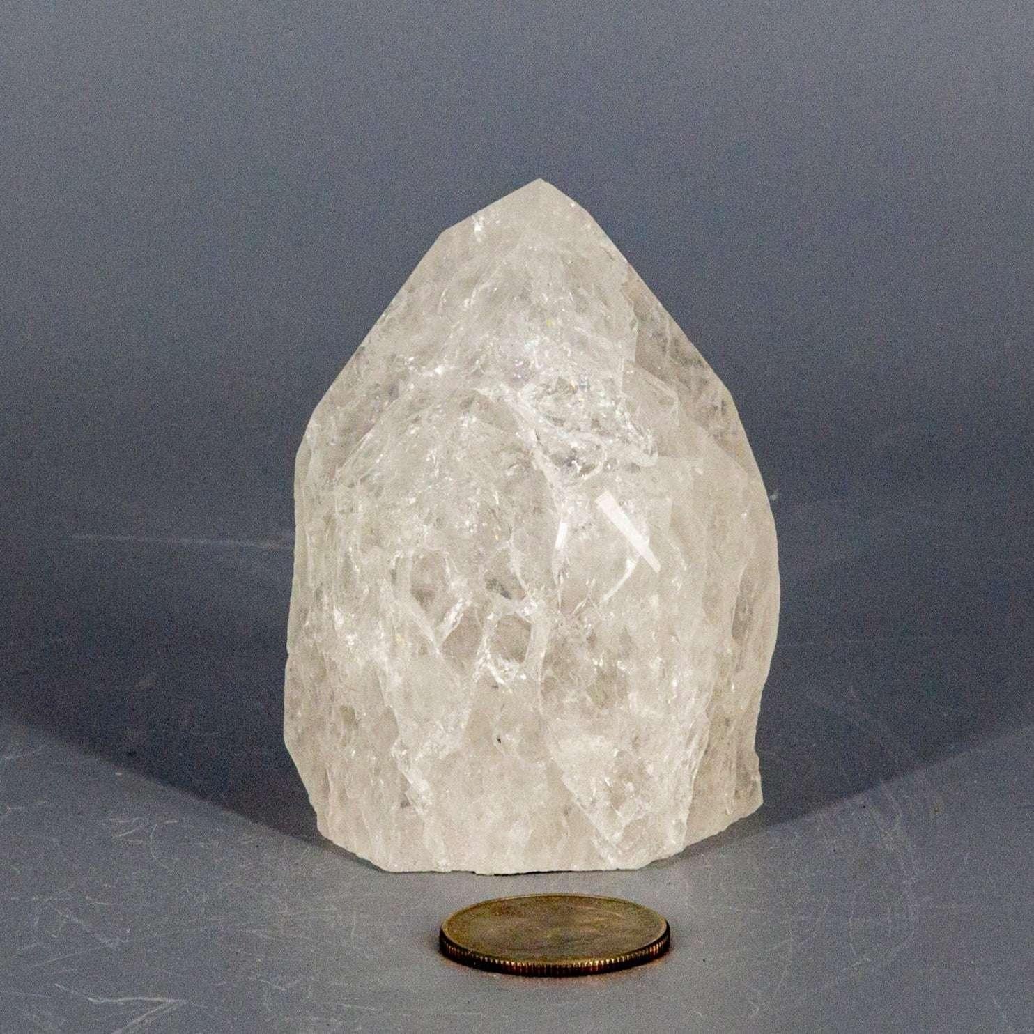 Crackle Quartz Point 234g 2.75 Inch Master Healer
