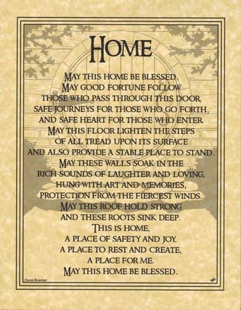 Home Blessing poster