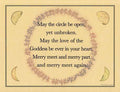 May The Circle Be Open Yet Unbroken poster