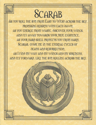 Scarab Prayer poster