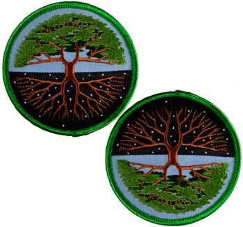 Tree of Life iron-on patch 3"