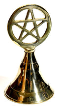 4" Pentagram brass bell