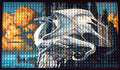 17 5/8" x  19 1/2" Dragon doormat