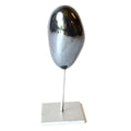 Hematite on silver stand