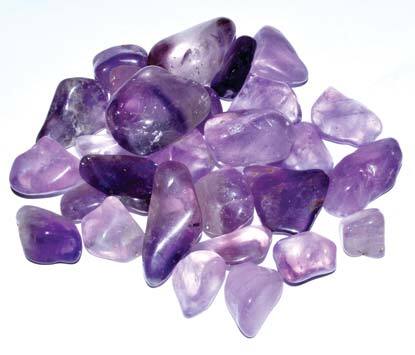 1 lb Amethyst tumbled stones