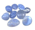 1 lb Chalcedony, Blue pebbles