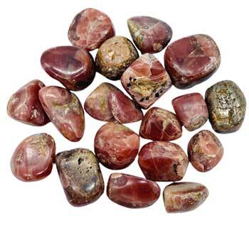 1 lb Rhodochrosite ex quality tumbled stones