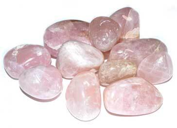 1 lb Rose Quartz tumbled stones
