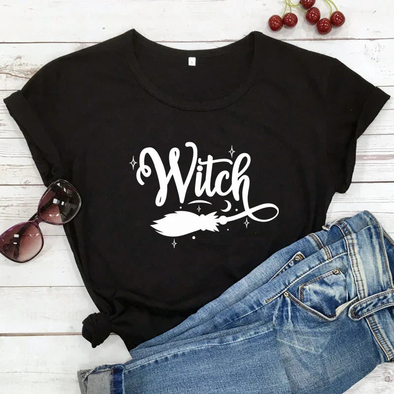 Witch Broomstick T-Shirt