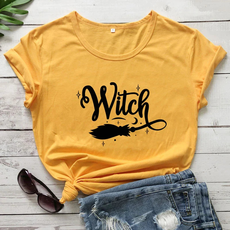 Witch Broomstick T-Shirt