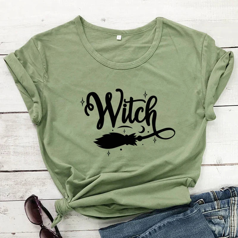 Witch Broomstick T-Shirt