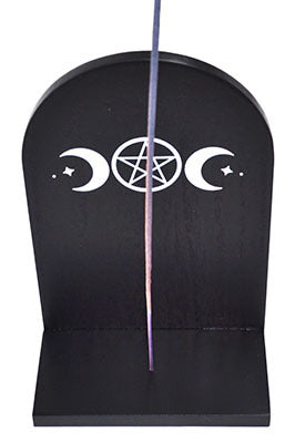 7 1/4" Triple Moon incense burner