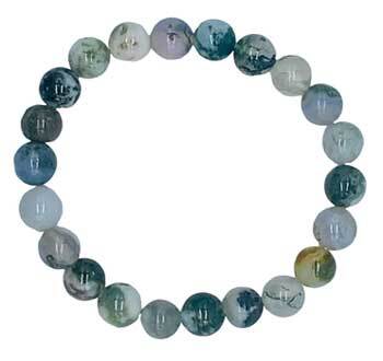 8mm Moss Agate bracelet
