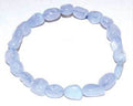 Agate, Blue Lace Nugget bracelet