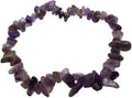 Amethyst chip bracelet