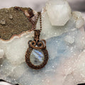 Moonstone Wire Wrap Pendant