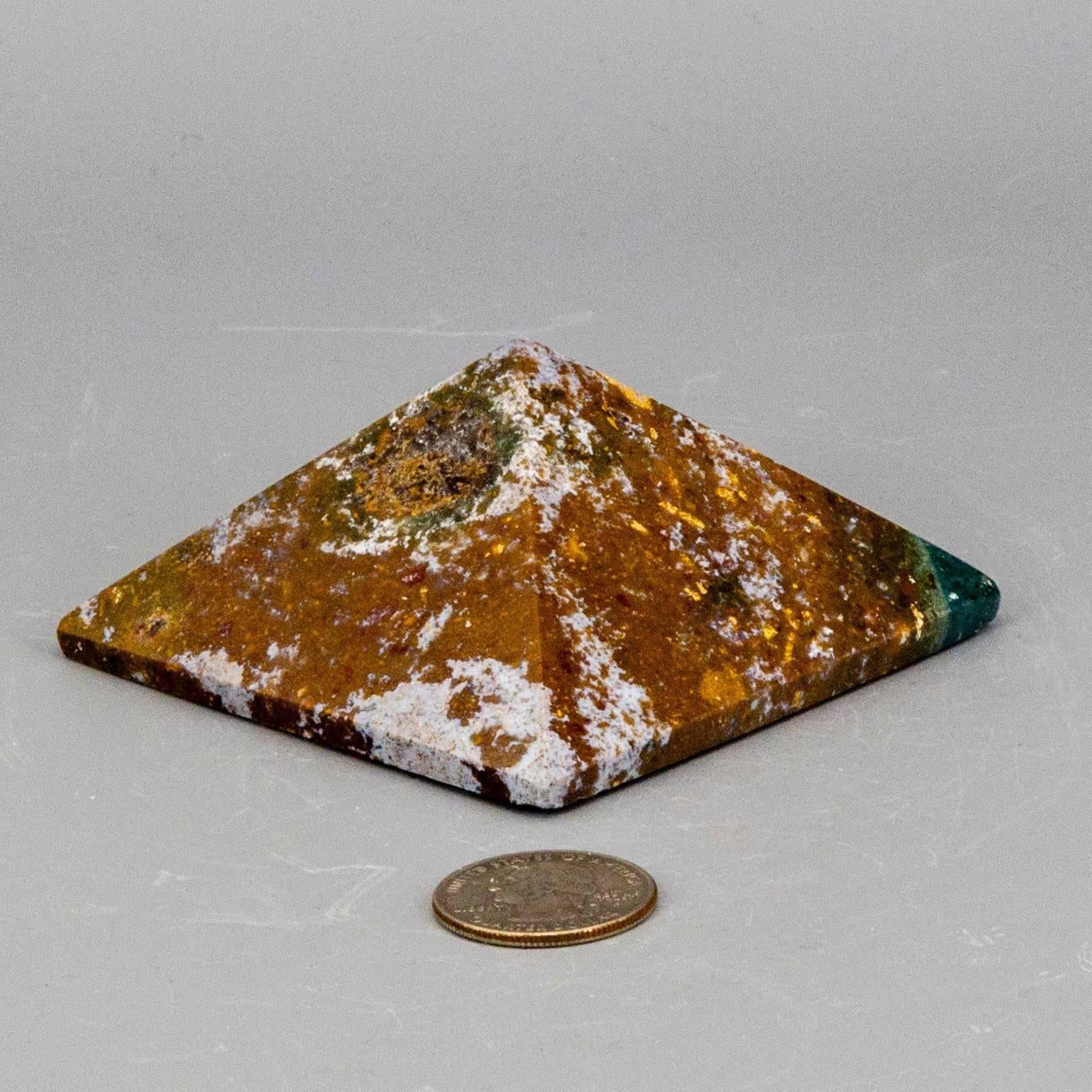 Ocean Jasper Pyramid | 262g 3" Crystal Pyramid