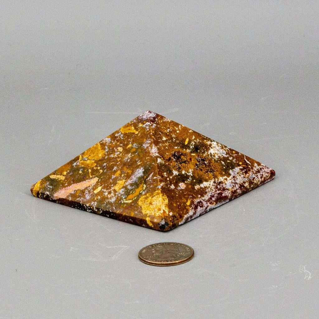Ocean Jasper Pyramid | 282g 3.25" Crystal Pyramid