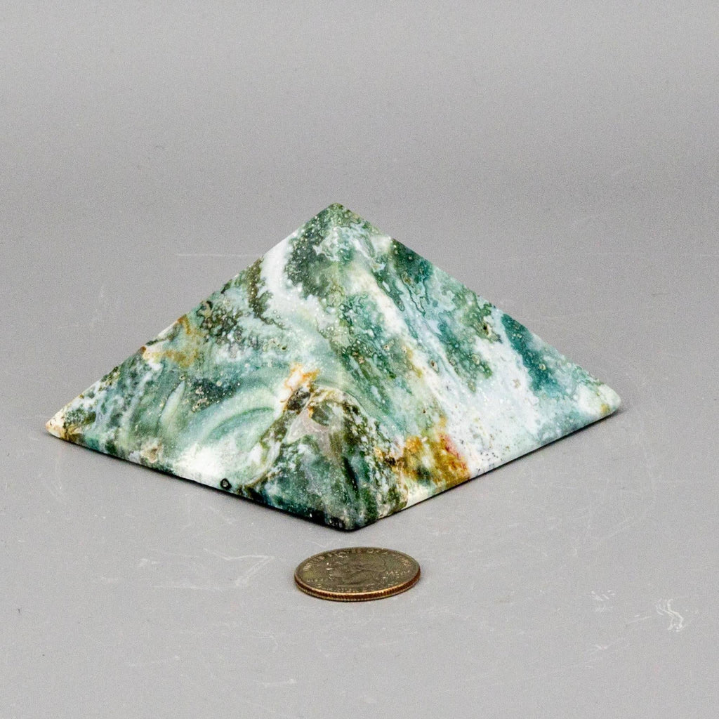 Ocean Jasper Pyramid - 360g (3.5 inch)