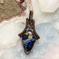 Pietersite Wire Wrap Pendant 2.5"