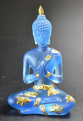 4 1/2" Buddha Blue/Gold